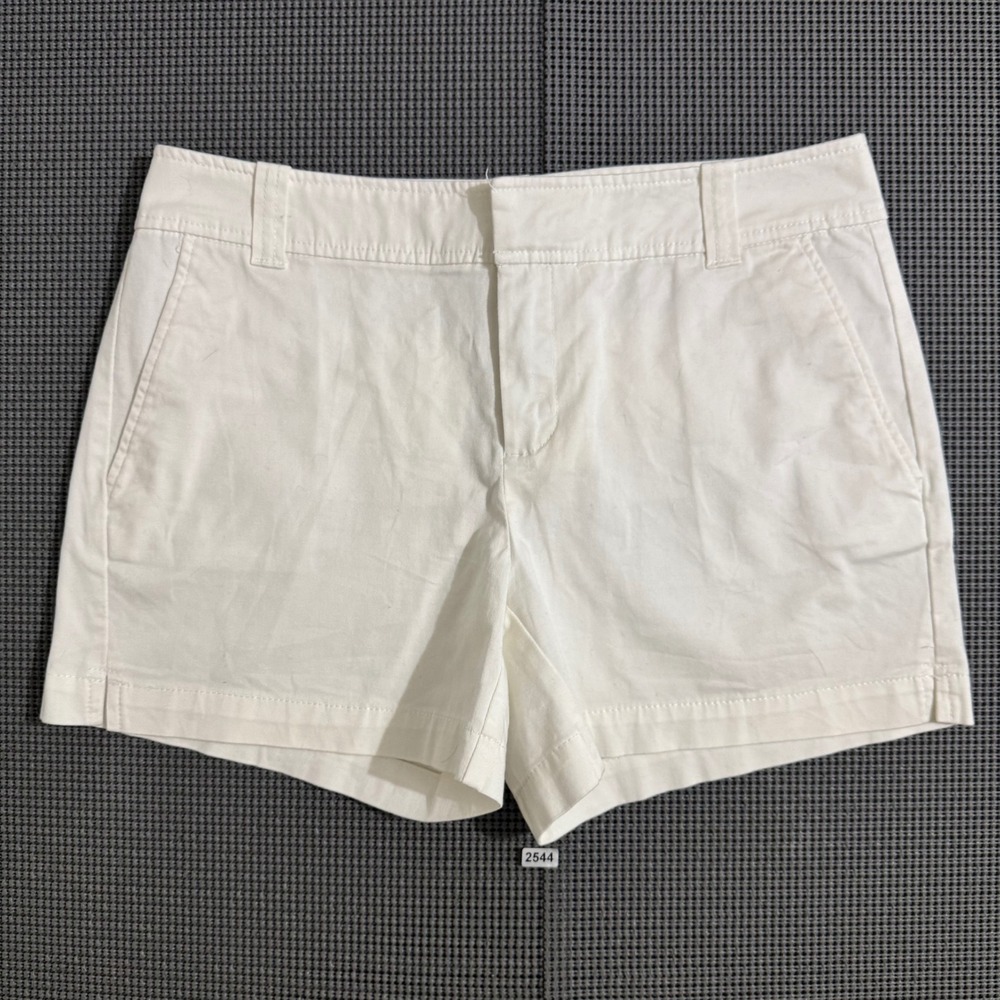Soho New York & Company Jeans Women White Chino Shorts Size 4
